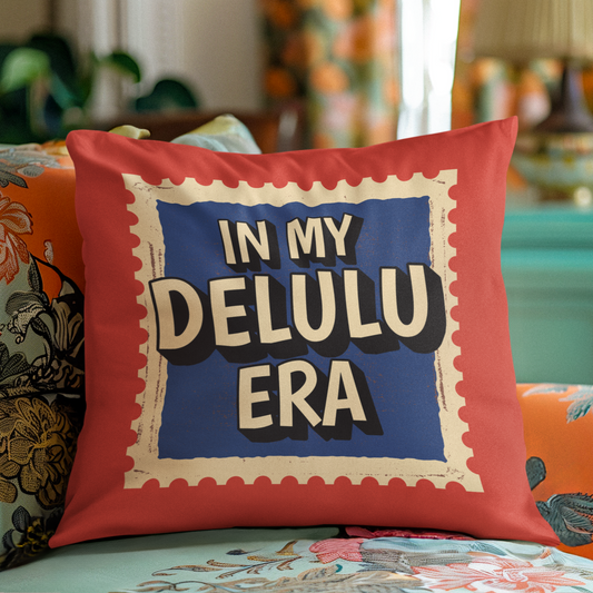 Delulu Era Cushion Cover